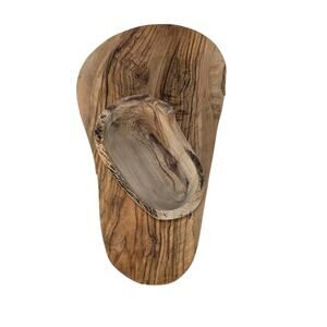 Wood Cheese and Charcuterie Board with Dipping Bowl